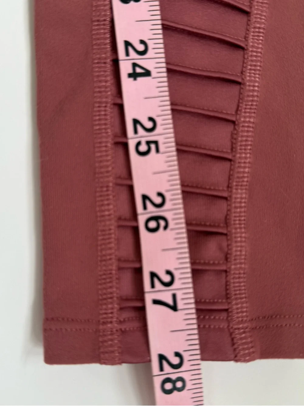ALO Yoga Moto High Waist Ribbed Mesh Panel Leggings Cherry Sz Small Yoga Gym